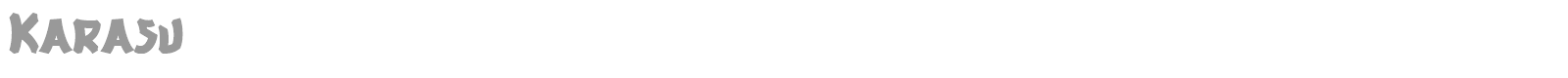 Karasu font preview